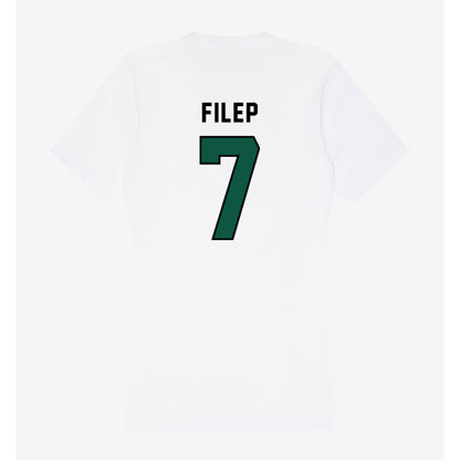 Plymouth State - NCAA Women's Soccer : Julia Filep - Women's V-Neck T-Shirt-1