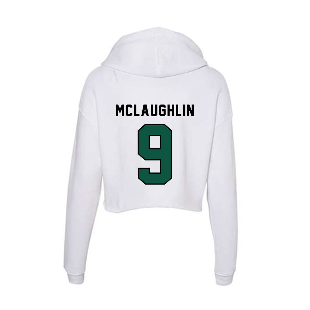 Plymouth State - NCAA Men's Soccer : Luke McLaughlin - Women's Crop Fleece Hoodie-1
