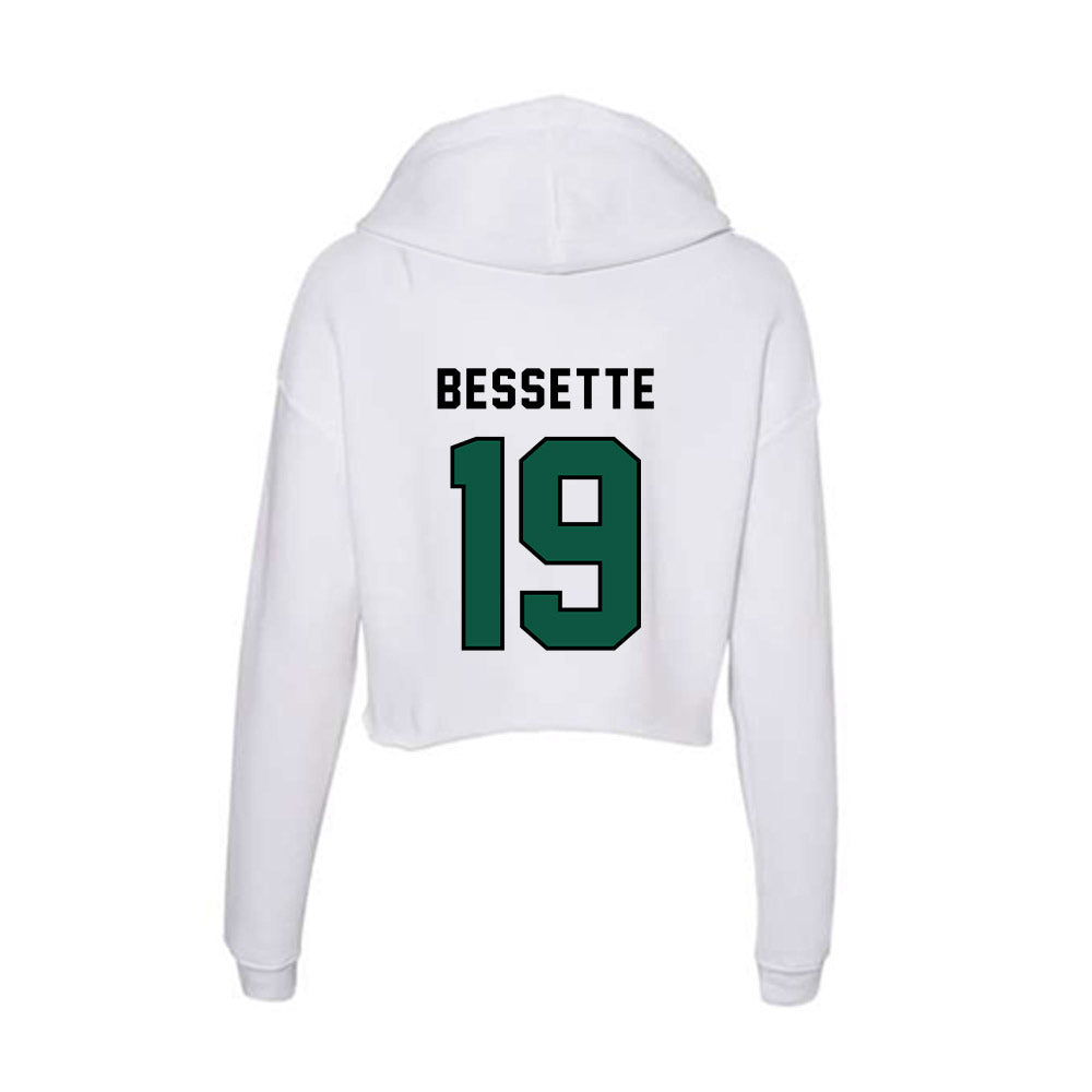 Plymouth State - NCAA Softball : Emily Bessette - Women's Crop Fleece Hoodie-1