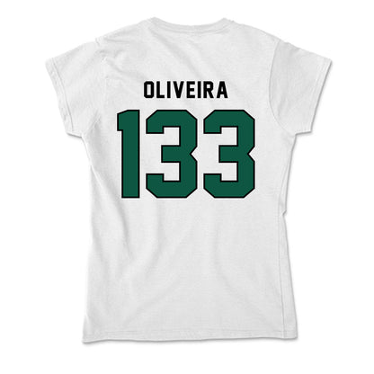 Plymouth State - NCAA Wrestling : Jacob Oliveira - Soft Style Women’s T-Shirt-1