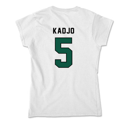Plymouth State - NCAA Men's Soccer : Koffi Kadjo - Soft Style Women’s T-Shirt-1