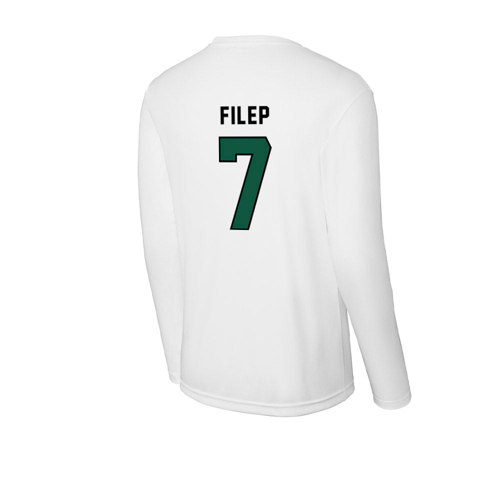 Plymouth State - NCAA Women's Soccer : Julia Filep - Activewear Long Sleeve T-Shirt-1