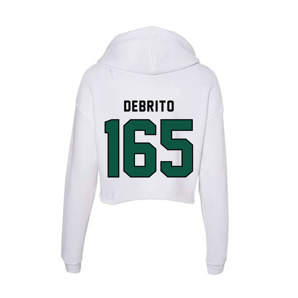 Plymouth State - NCAA Wrestling : Kaio Debrito - Women's Crop Fleece Hoodie-1