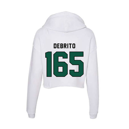 Plymouth State - NCAA Wrestling : Kaio Debrito - Women's Crop Fleece Hoodie-1