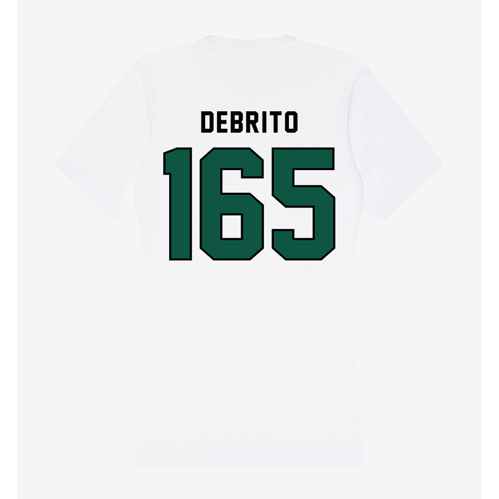 Plymouth State - NCAA Wrestling : Kaio Debrito - Women's V-Neck T-Shirt-1