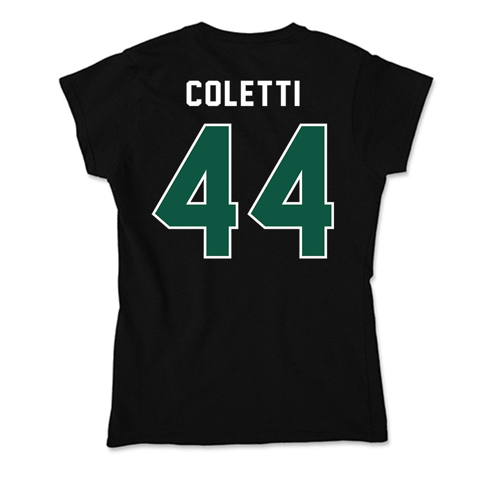 Plymouth State - NCAA Football : Adam Coletti - Soft Style Women’s T-Shirt-1
