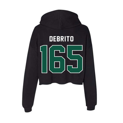 Plymouth State - NCAA Wrestling : Kaio Debrito - Women's Crop Fleece Hoodie-1