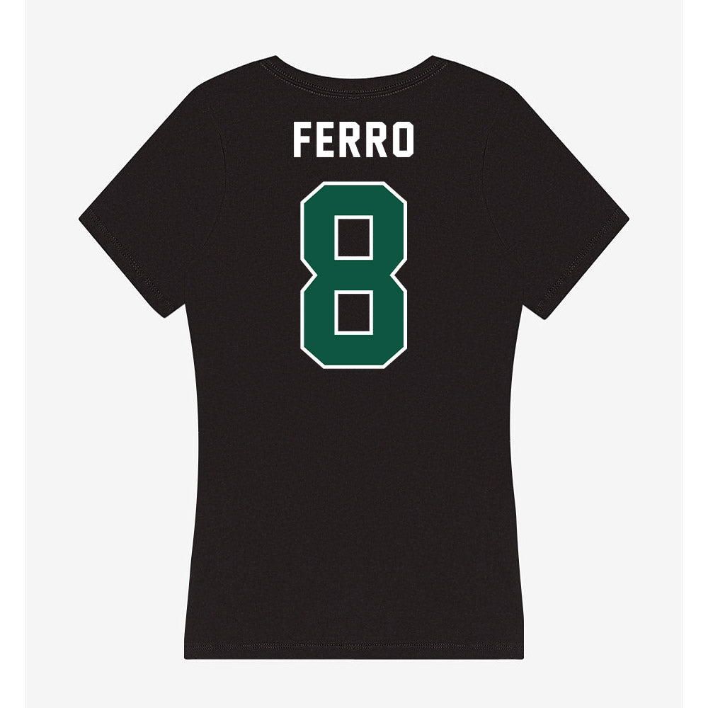 Plymouth State - NCAA Men's Soccer : Nick Ferro - Women's V-Neck T-Shirt-1