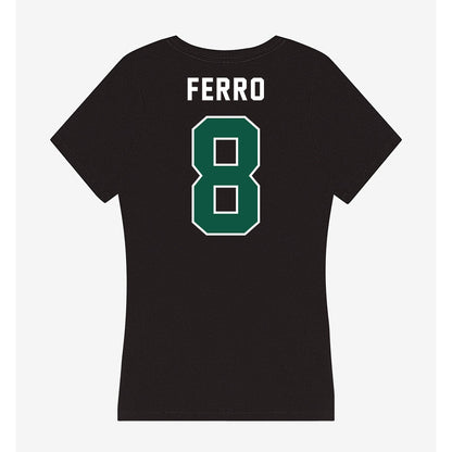 Plymouth State - NCAA Men's Soccer : Nick Ferro - Women's V-Neck T-Shirt-1