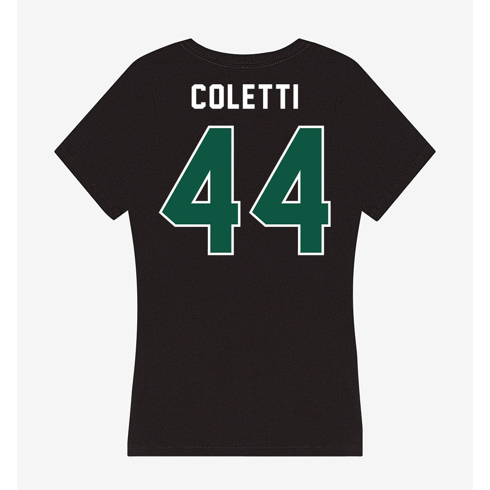 Plymouth State - NCAA Football : Adam Coletti - Women's V-Neck T-Shirt-1