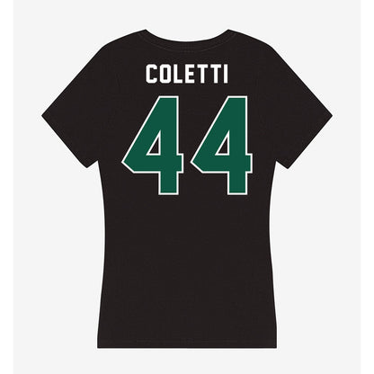 Plymouth State - NCAA Football : Adam Coletti - Women's V-Neck T-Shirt-1
