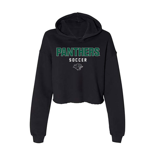 Plymouth State - NCAA Men's Soccer : Alex Giroux - Women's Crop Fleece Hoodie-0