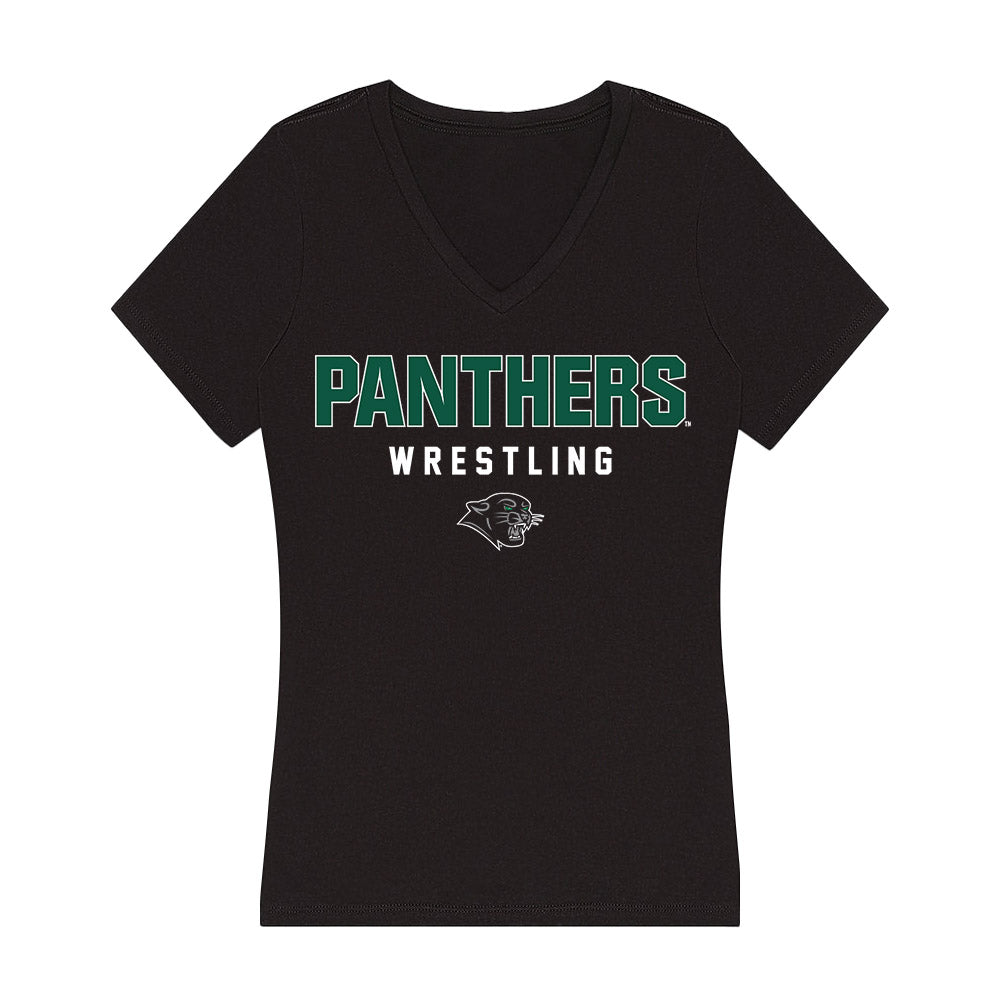 Plymouth State - NCAA Wrestling : Kaio Debrito - Women's V-Neck T-Shirt-0