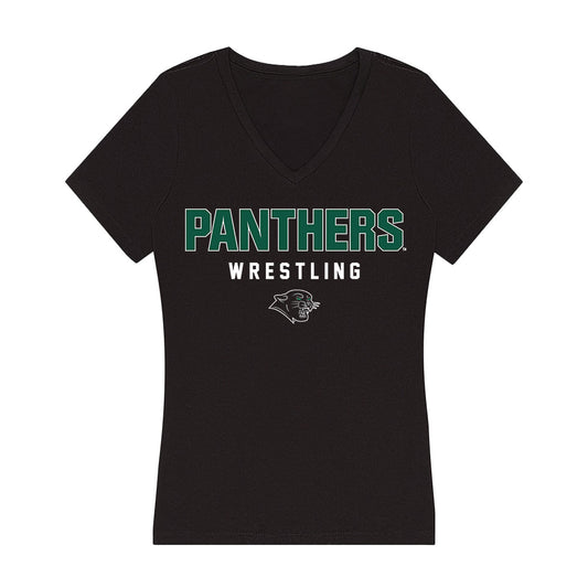 Plymouth State - NCAA Wrestling : Kaio Debrito - Women's V-Neck T-Shirt-0