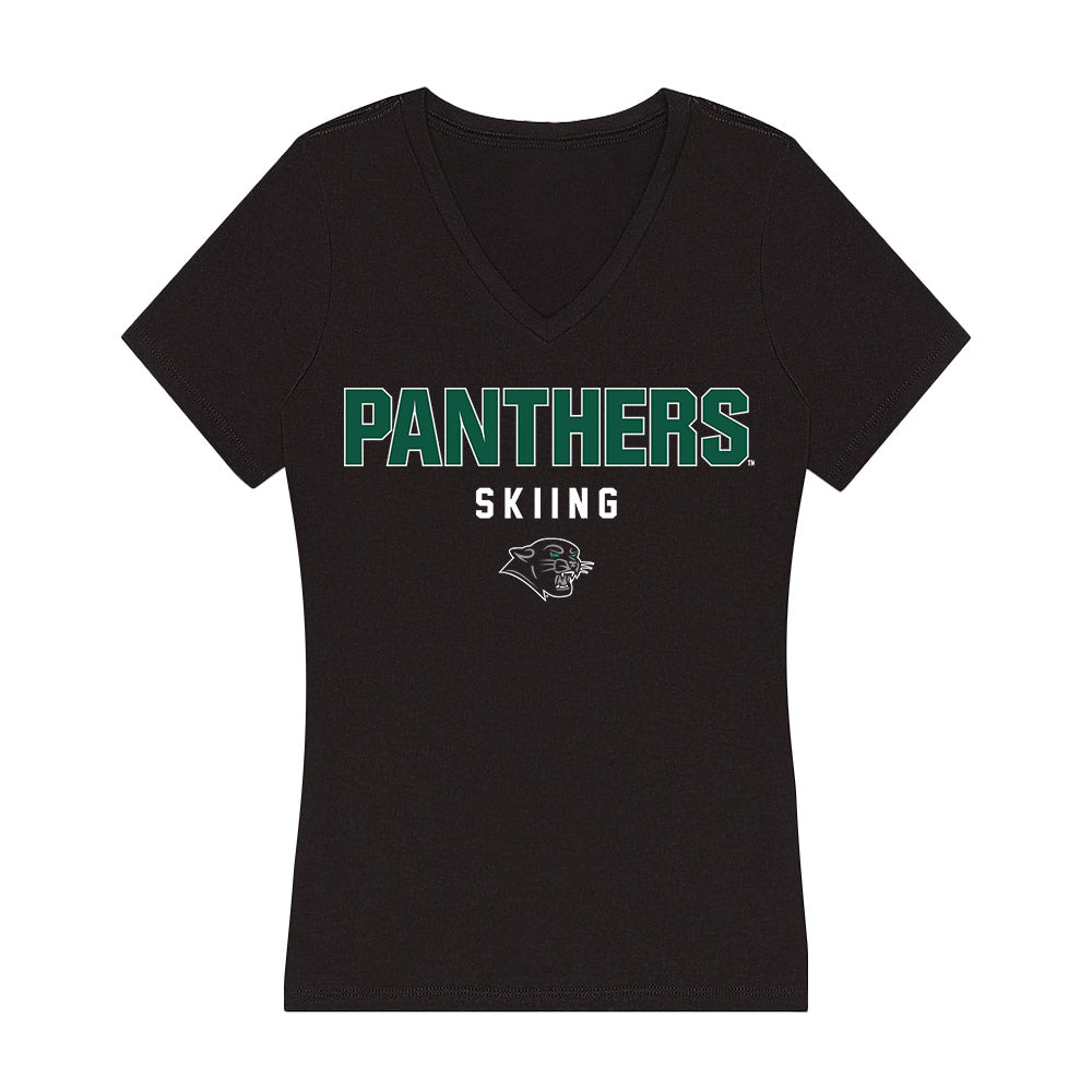 Plymouth State - NCAA Skiing : Ethan Rathbone - Women's V-Neck T-Shirt-0
