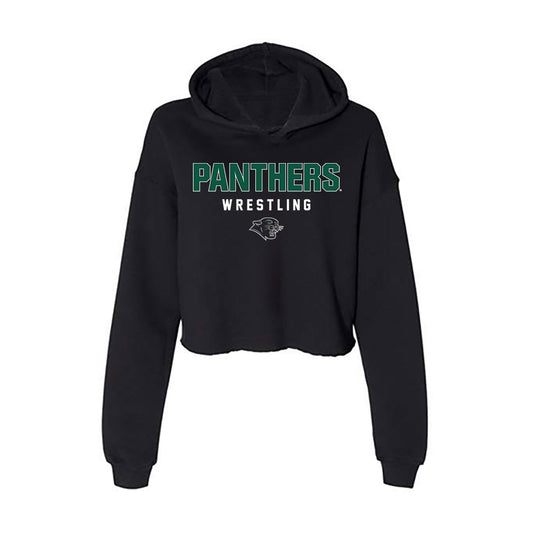 Plymouth State - NCAA Wrestling : Kaio Debrito - Women's Crop Fleece Hoodie-0