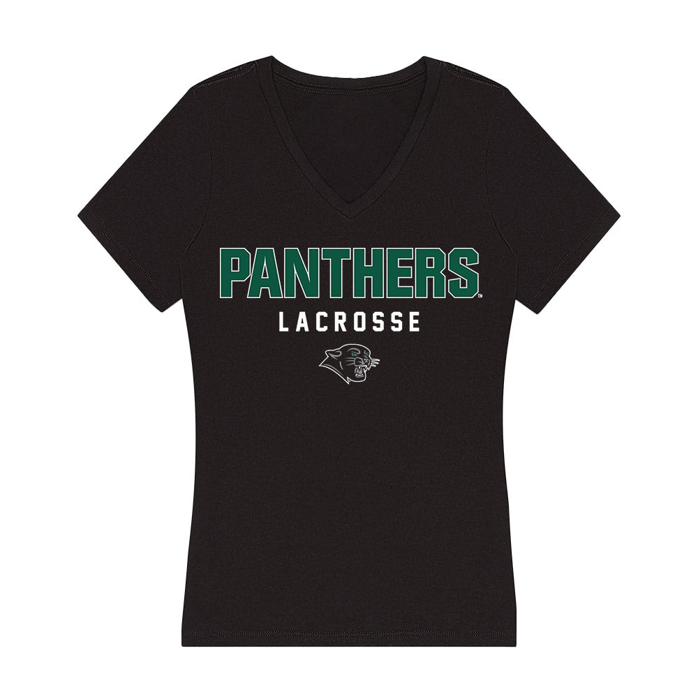 Plymouth State - NCAA Men's Lacrosse : Colby Walden - Women's V-Neck T-Shirt-0