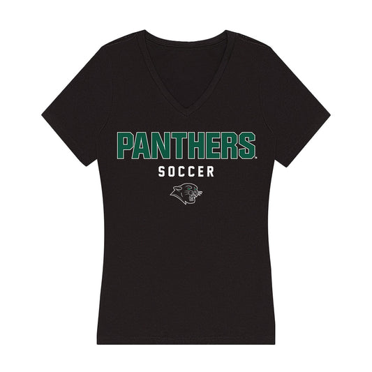 Plymouth State - NCAA Men's Soccer : Nick Ferro - Women's V-Neck T-Shirt-0