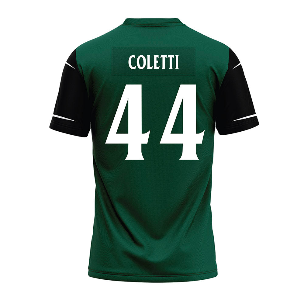 Plymouth State - NCAA Football : Adam Coletti - Green Premium Football Jersey-1