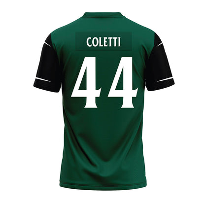 Plymouth State - NCAA Football : Adam Coletti - Green Premium Football Jersey-1