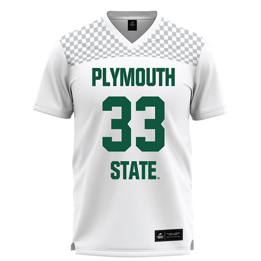 Plymouth State - NCAA Men's Lacrosse : Colby Walden - White Lacrosse Jersey -0