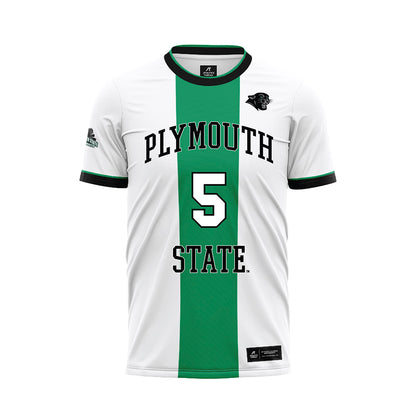 Plymouth State - NCAA Men's Soccer : Koffi Kadjo - White Soccer Jersey-0
