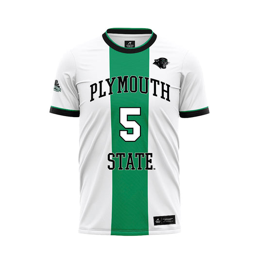 Plymouth State - NCAA Men's Soccer : Koffi Kadjo - White Soccer Jersey-0