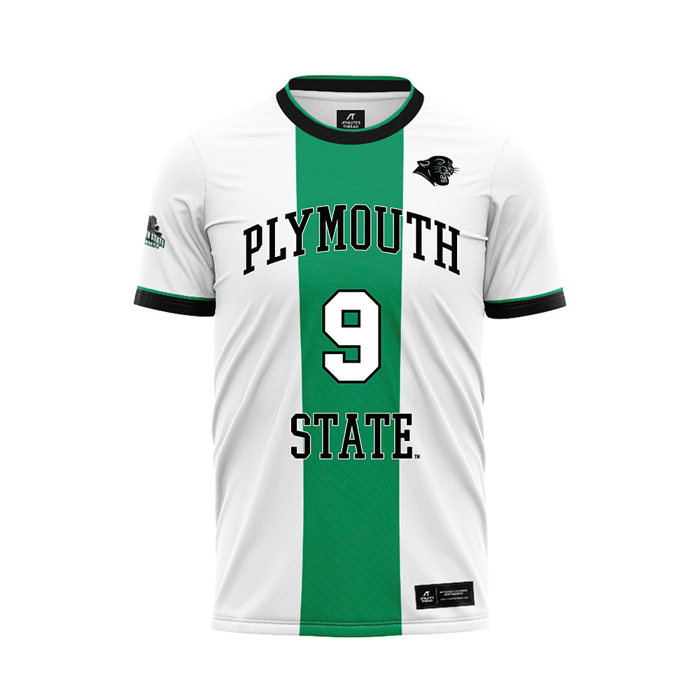 Plymouth State - NCAA Men's Soccer : Luke McLaughlin - White Soccer Jersey-0