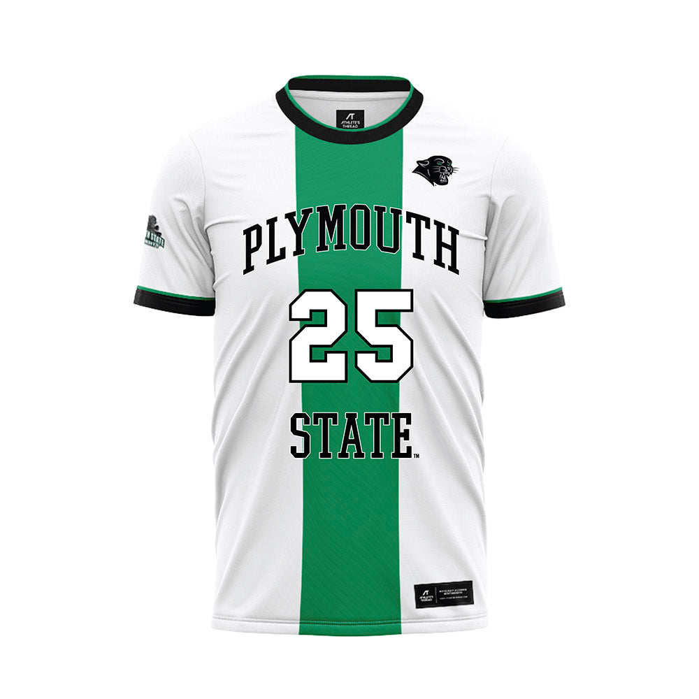 Plymouth State - NCAA Men's Soccer : Alex Giroux - White Soccer Jersey-0