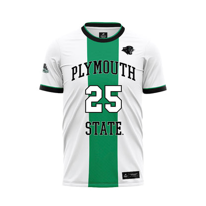 Plymouth State - NCAA Men's Soccer : Alex Giroux - White Soccer Jersey-0