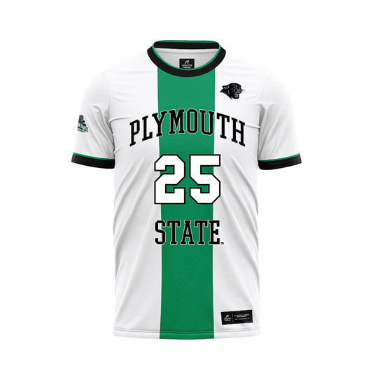 Plymouth State - NCAA Men's Soccer : Alex Giroux - White Soccer Jersey-0