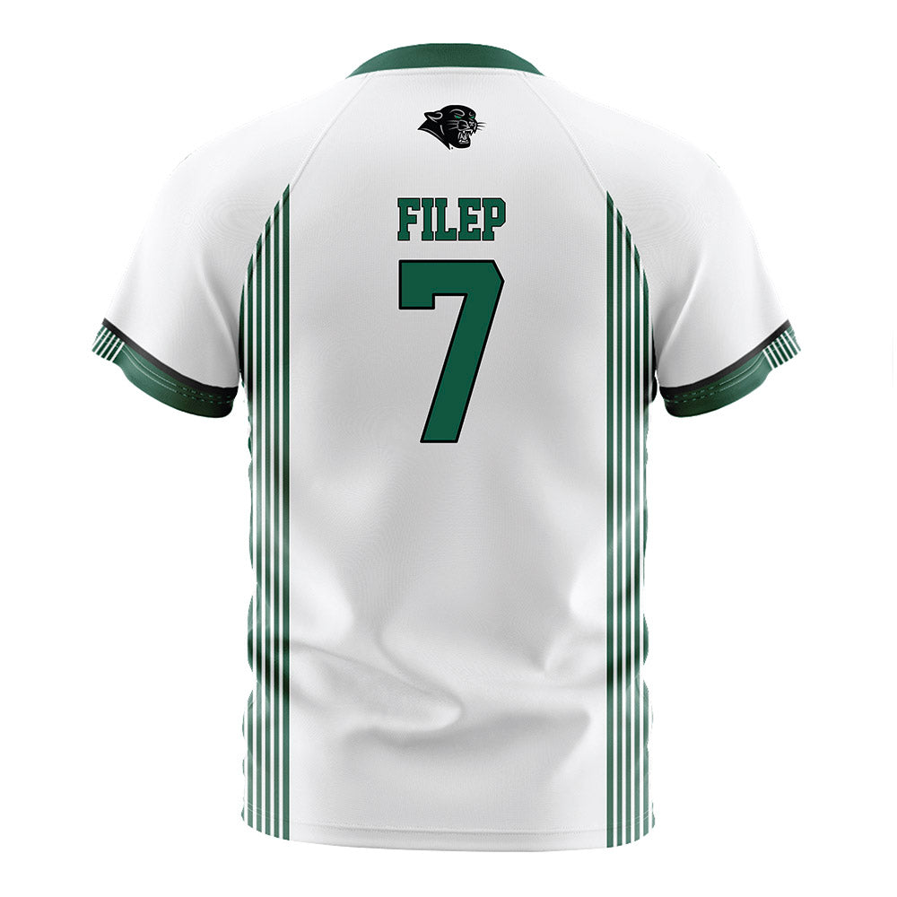 Plymouth State - NCAA Women's Soccer : Julia Filep - White Soccer Jersey-1