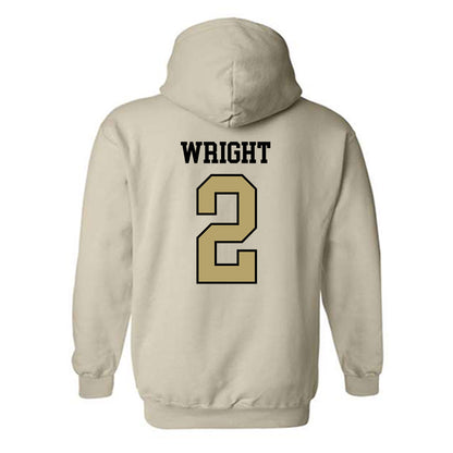 Ferrum - NCAA Football : Naledge Wright - Classic Shersey Hooded Sweatshirt-1