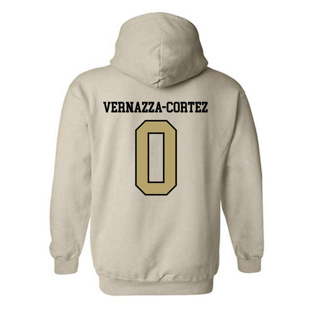 Ferrum - NCAA Football : Piero Vernazza-Cortez - Classic Shersey Hooded Sweatshirt-1