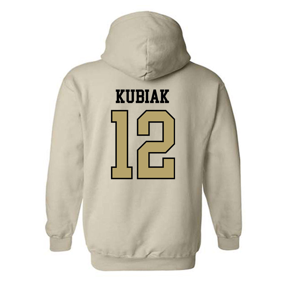 Ferrum - NCAA Women's Basketball : Aleksandra Kubiak - Classic Shersey Hooded Sweatshirt-1