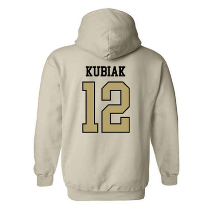 Ferrum - NCAA Women's Basketball : Aleksandra Kubiak - Classic Shersey Hooded Sweatshirt-1