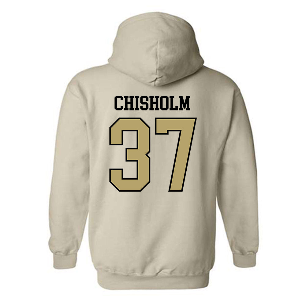 Ferrum - NCAA Men's Soccer : Zane Chisholm - Classic Shersey Hooded Sweatshirt-1