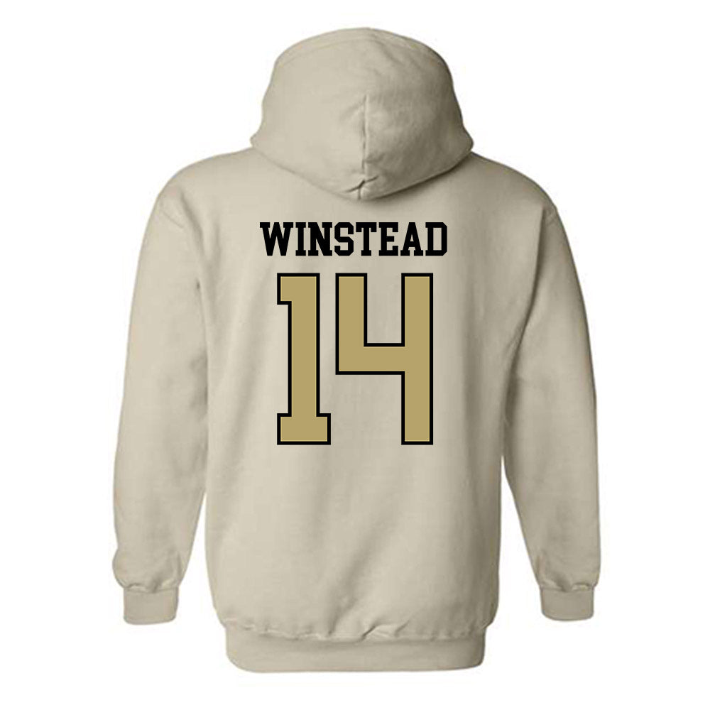 Ferrum - NCAA Men's Basketball : MJ Winstead - Classic Shersey Hooded Sweatshirt-1