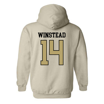 Ferrum - NCAA Men's Basketball : MJ Winstead - Classic Shersey Hooded Sweatshirt-1