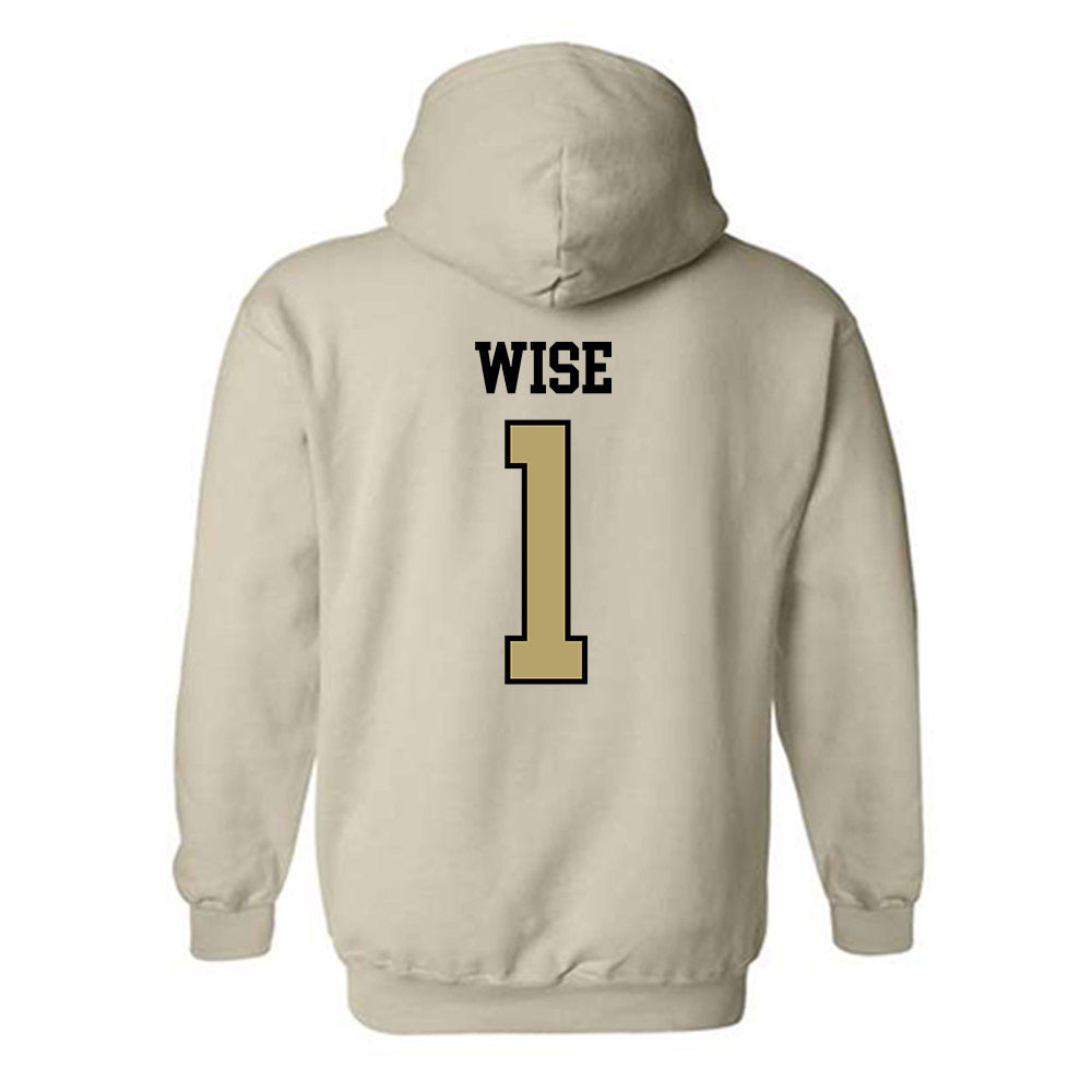 Ferrum - NCAA Flag Football : Gracious Wise - Classic Shersey Hooded Sweatshirt-1