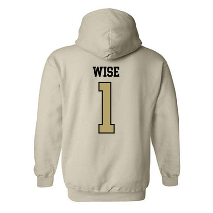 Ferrum - NCAA Flag Football : Gracious Wise - Classic Shersey Hooded Sweatshirt-1