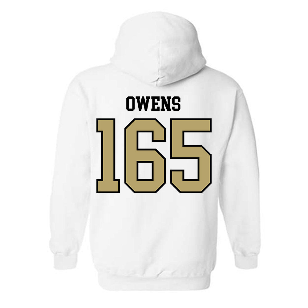 Ferrum - NCAA Wrestling : Junior Owens - Classic Shersey Hooded Sweatshirt-1
