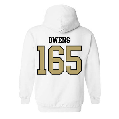 Ferrum - NCAA Wrestling : Junior Owens - Classic Shersey Hooded Sweatshirt-1
