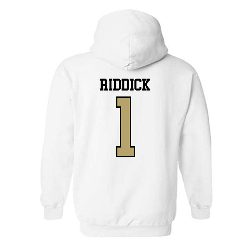 Ferrum - NCAA Women's Basketball : Kleiauna Riddick - Classic Shersey Hooded Sweatshirt-1
