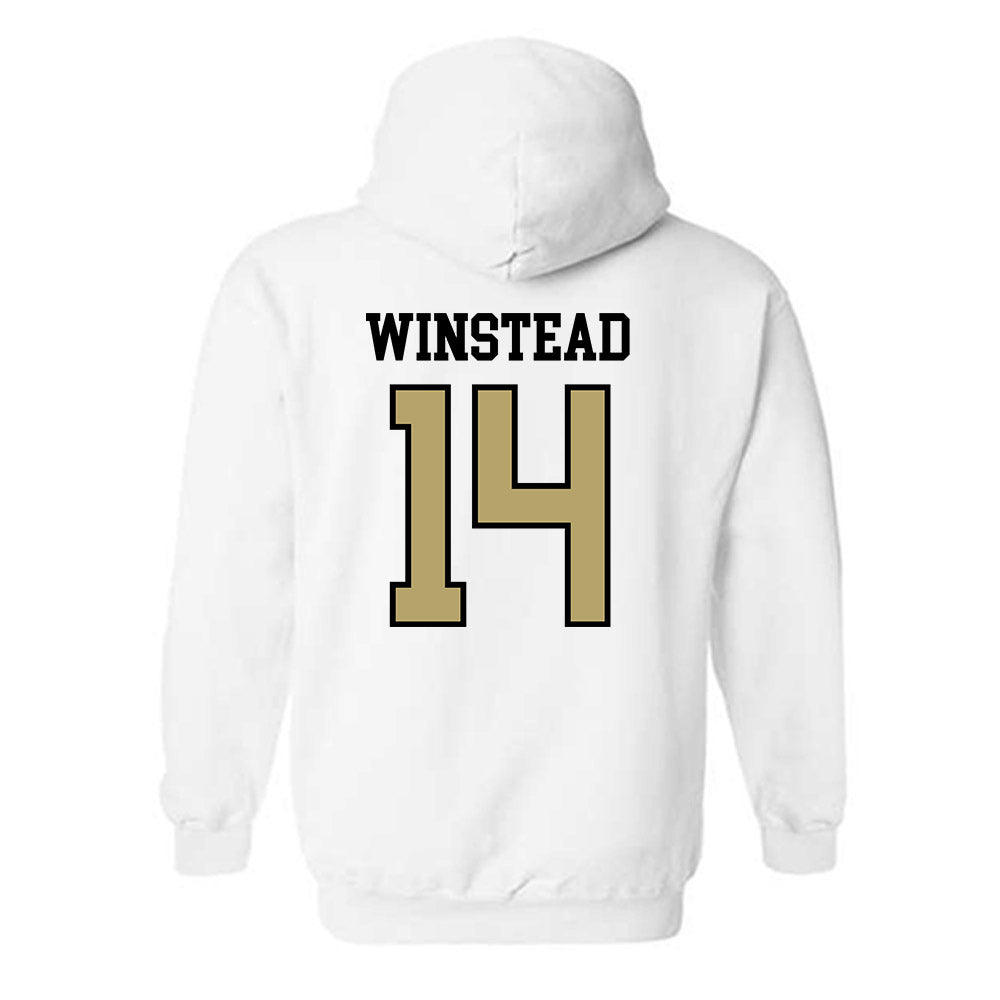 Ferrum - NCAA Men's Basketball : MJ Winstead - Classic Shersey Hooded Sweatshirt-1