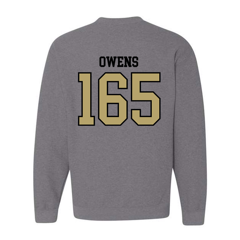 Ferrum - NCAA Wrestling : Junior Owens - Classic Shersey Crewneck Sweatshirt-1