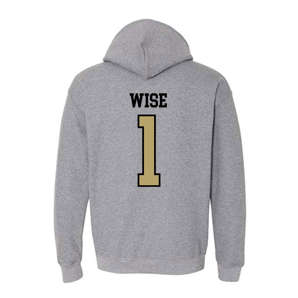 Ferrum - NCAA Flag Football : Gracious Wise - Classic Shersey Hooded Sweatshirt-1