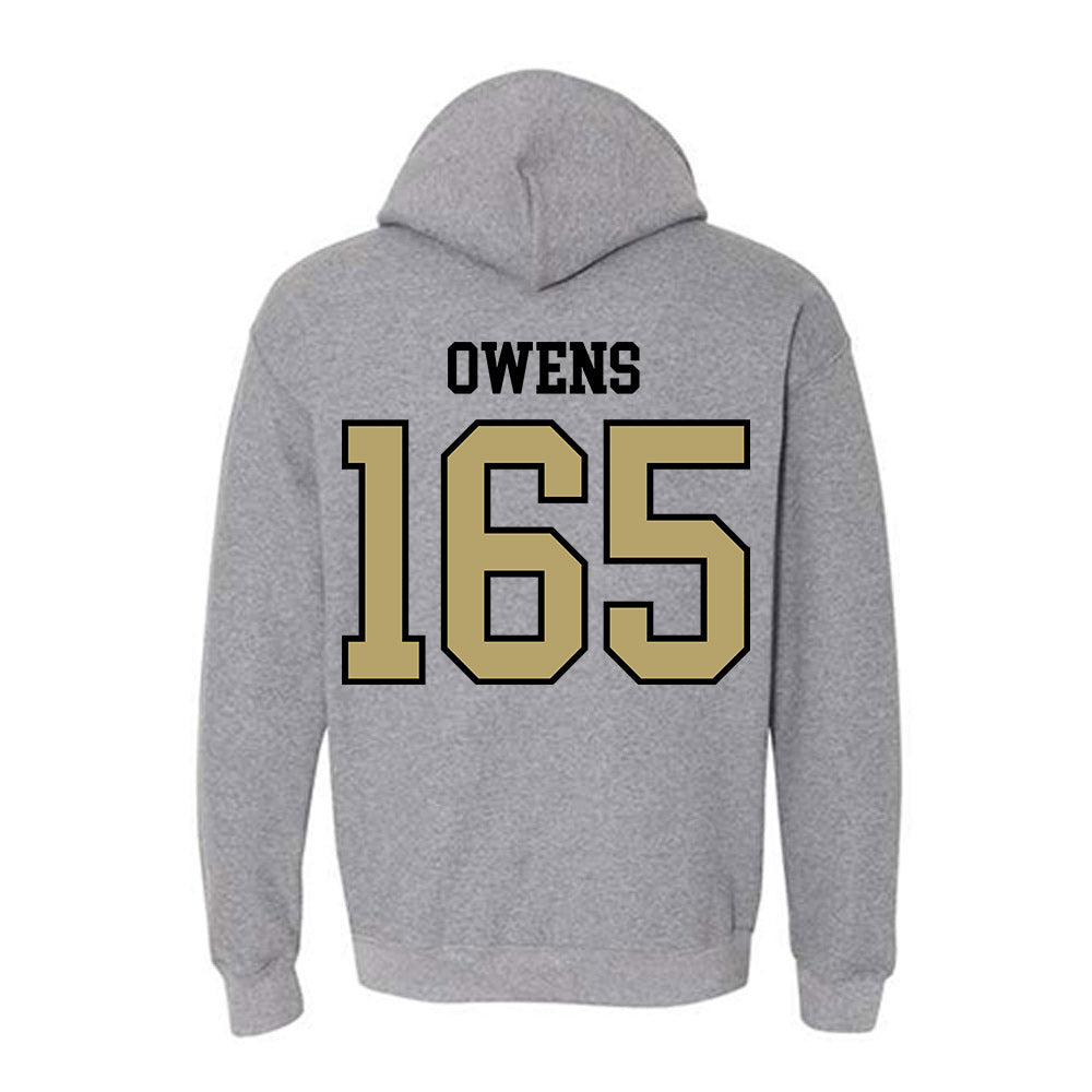 Ferrum - NCAA Wrestling : Junior Owens - Classic Shersey Hooded Sweatshirt-1