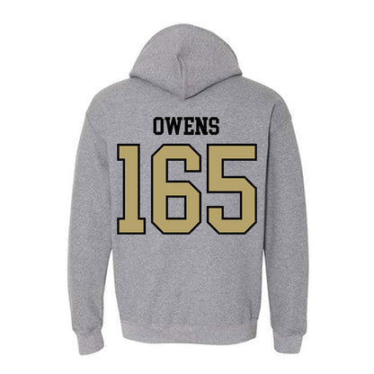 Ferrum - NCAA Wrestling : Junior Owens - Classic Shersey Hooded Sweatshirt-1