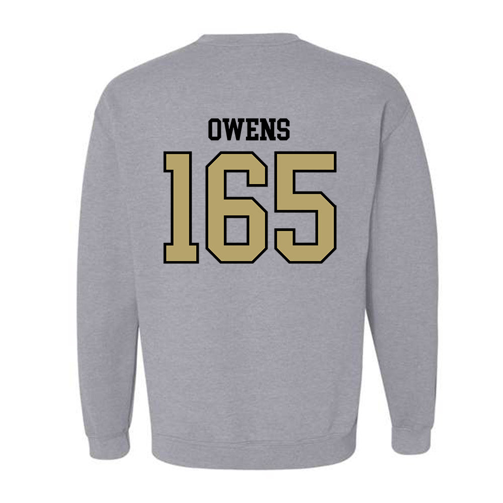 Ferrum - NCAA Wrestling : Junior Owens - Classic Shersey Crewneck Sweatshirt-1